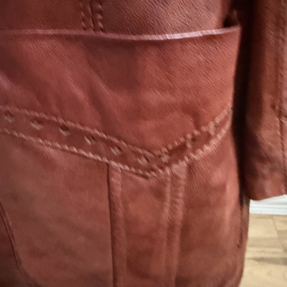 Men's Premium Leather Blazer in Rich Brown - Picture 9 of 12